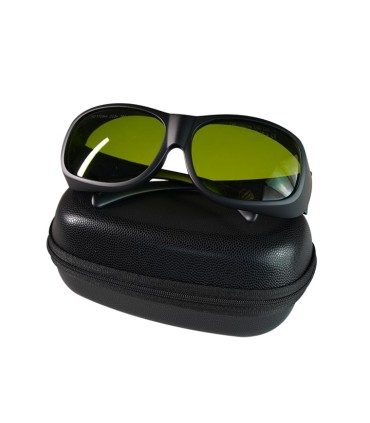 Safety glasses for working with laser equipment